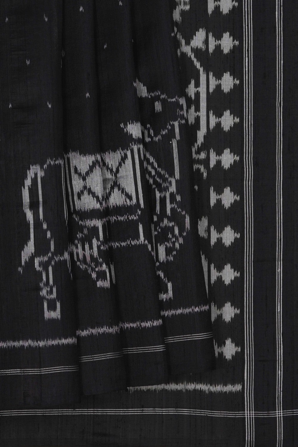 Image of Rajkot Silk Black Saree