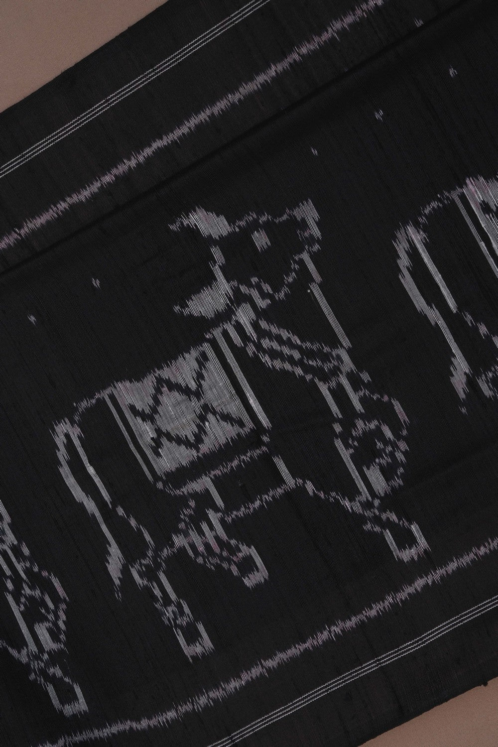 Image of Rajkot Silk Black Saree