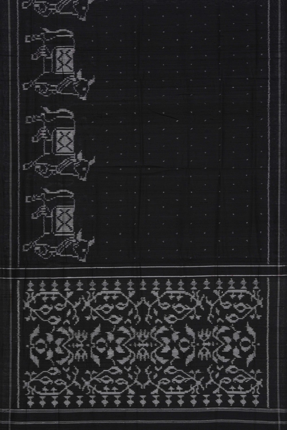 Image of Rajkot Silk Black Saree
