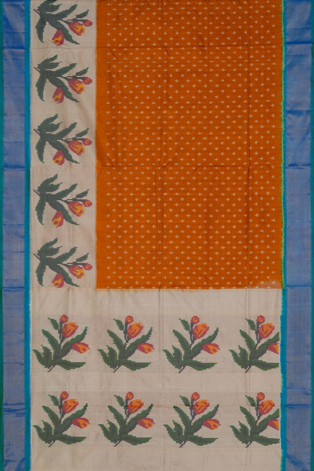 Image of Pochampally Ikat Silk Saree