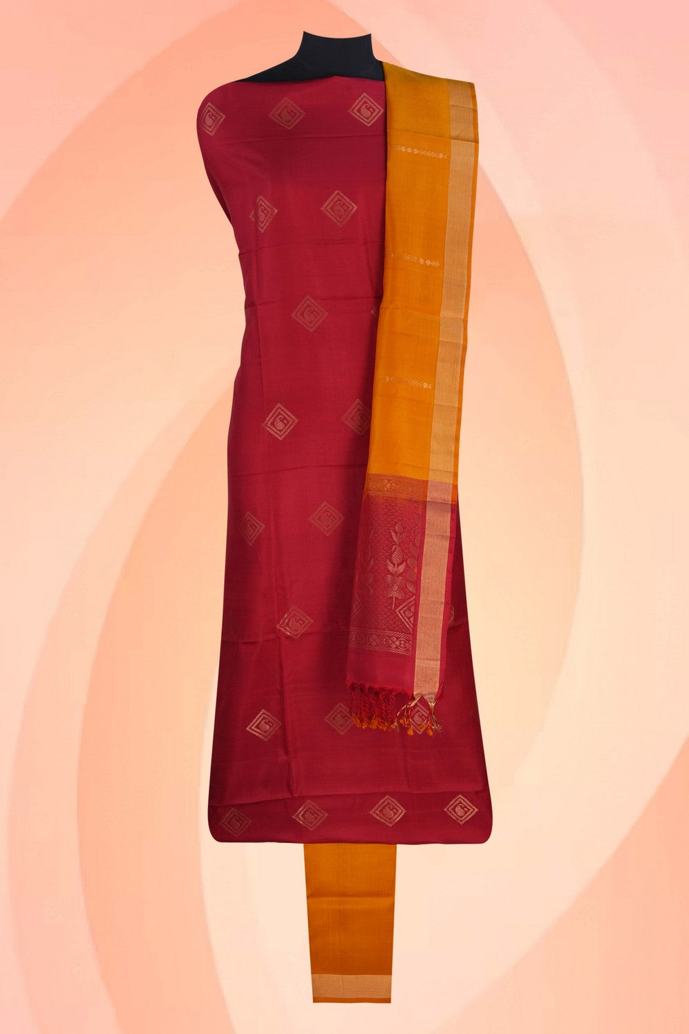 Image of Unstitched Suit Set Fabric (3 Pcs Set)