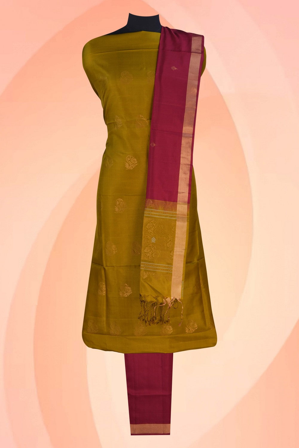 Image of Unstitched Suit Set Fabric (3 Pcs Set)