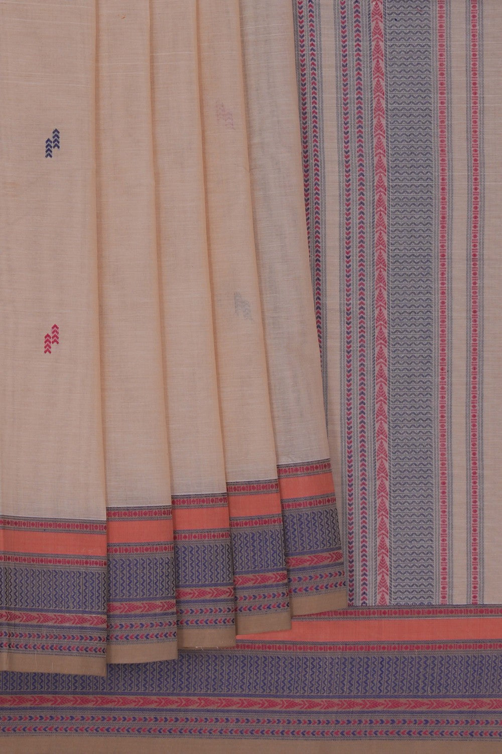Image of Kanchi Cotton Off-White Saree