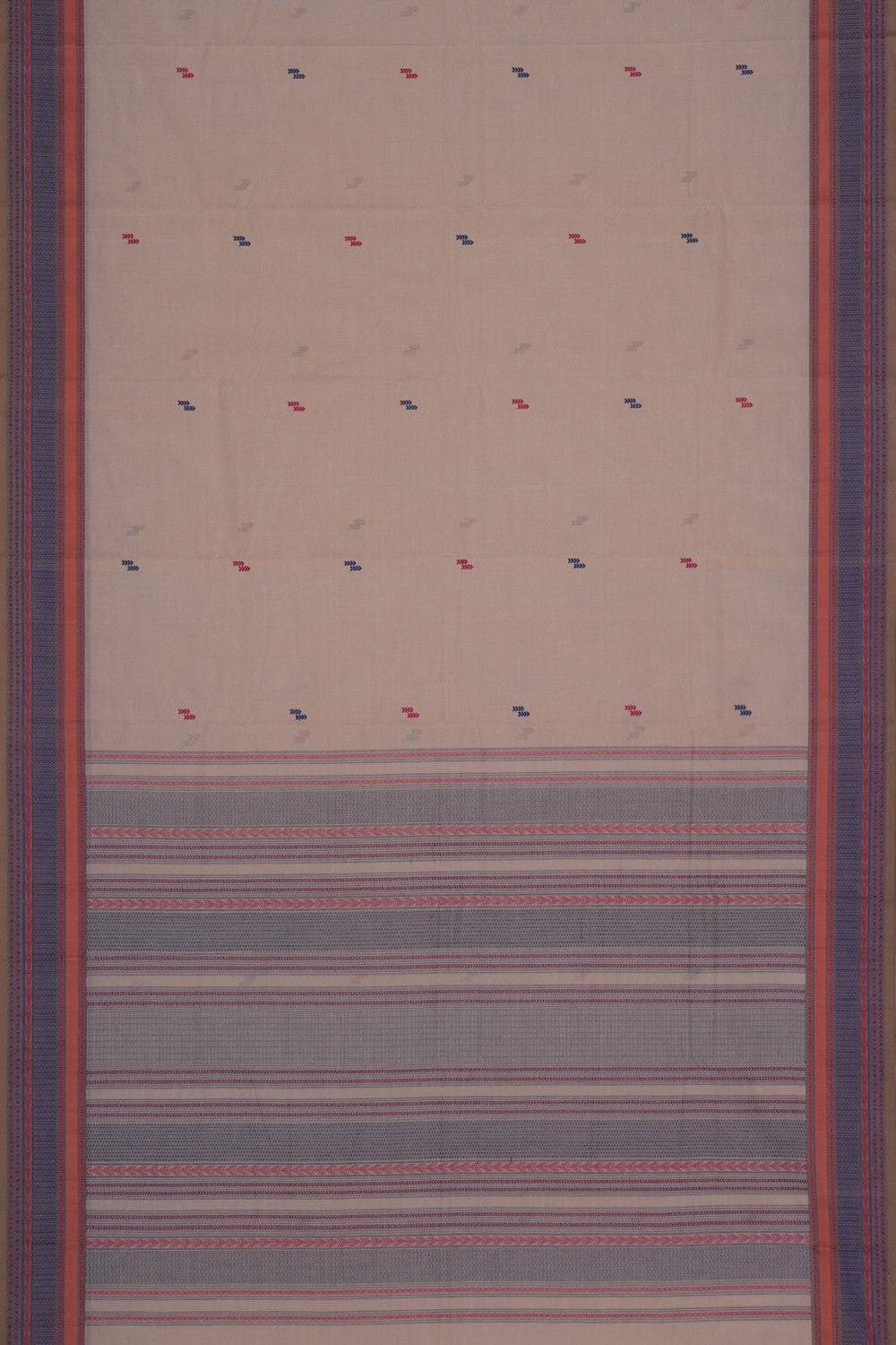 Image of Kanchi Cotton Off-White Saree