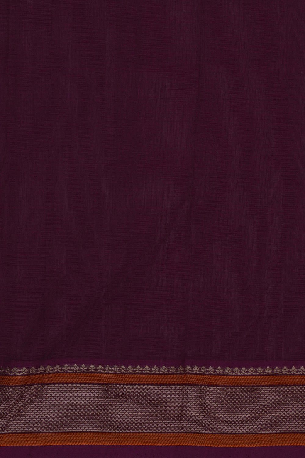 Image of Kanchi Cotton Kattam Purple Saree