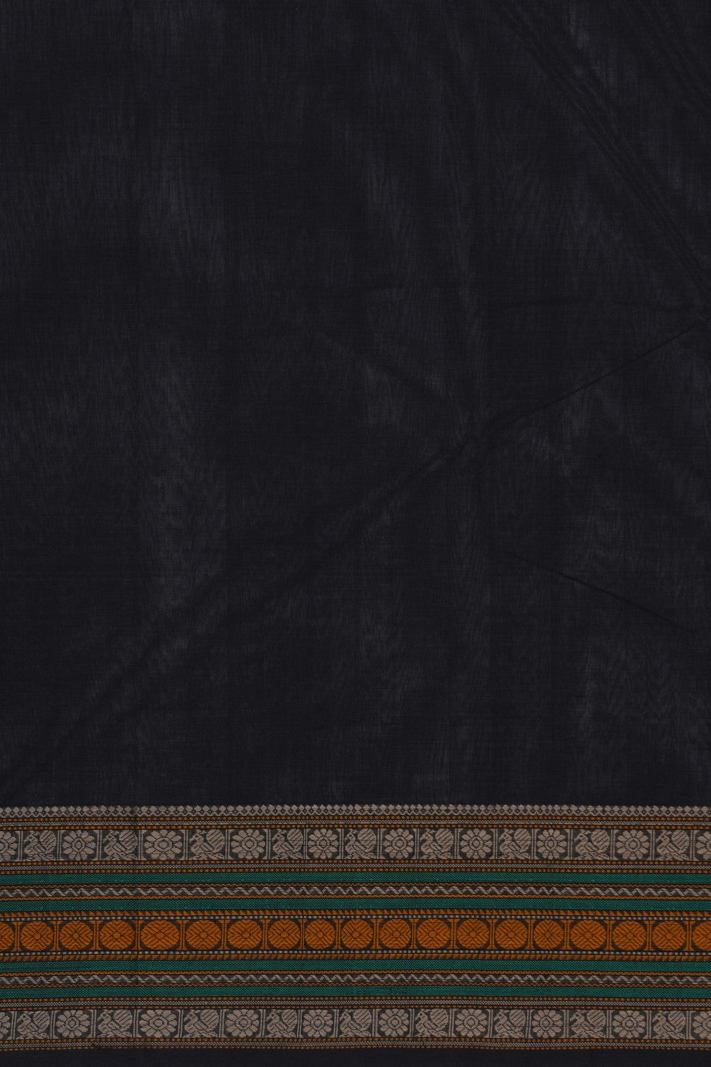 Image of Kanchi Cotton Black Saree