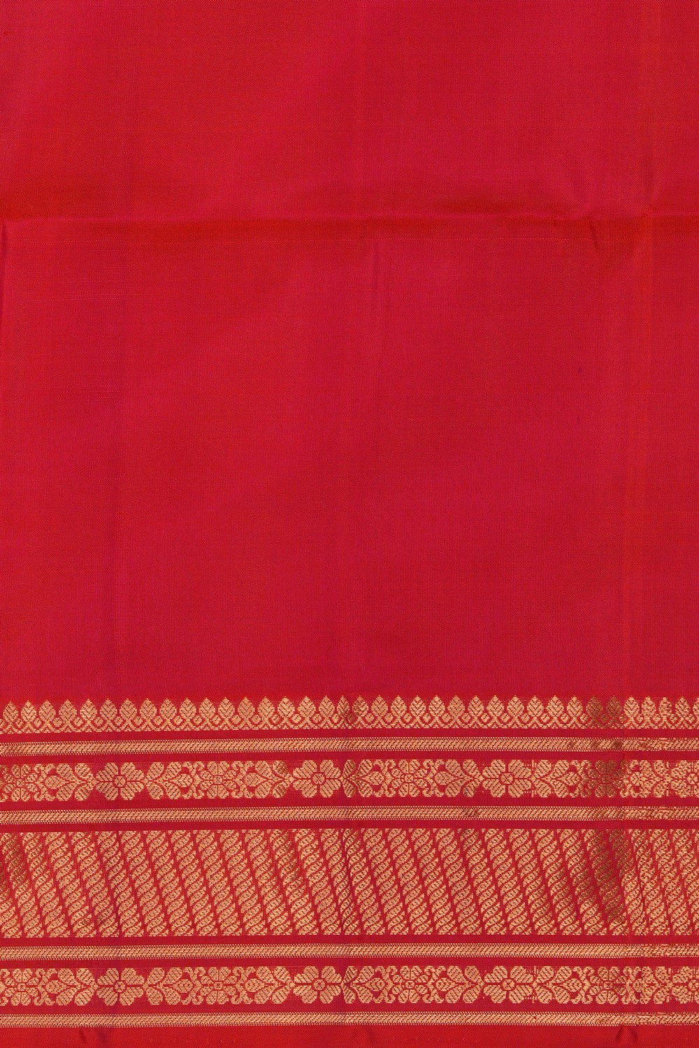 Image of South Silk Fuchsia-Pink Saree