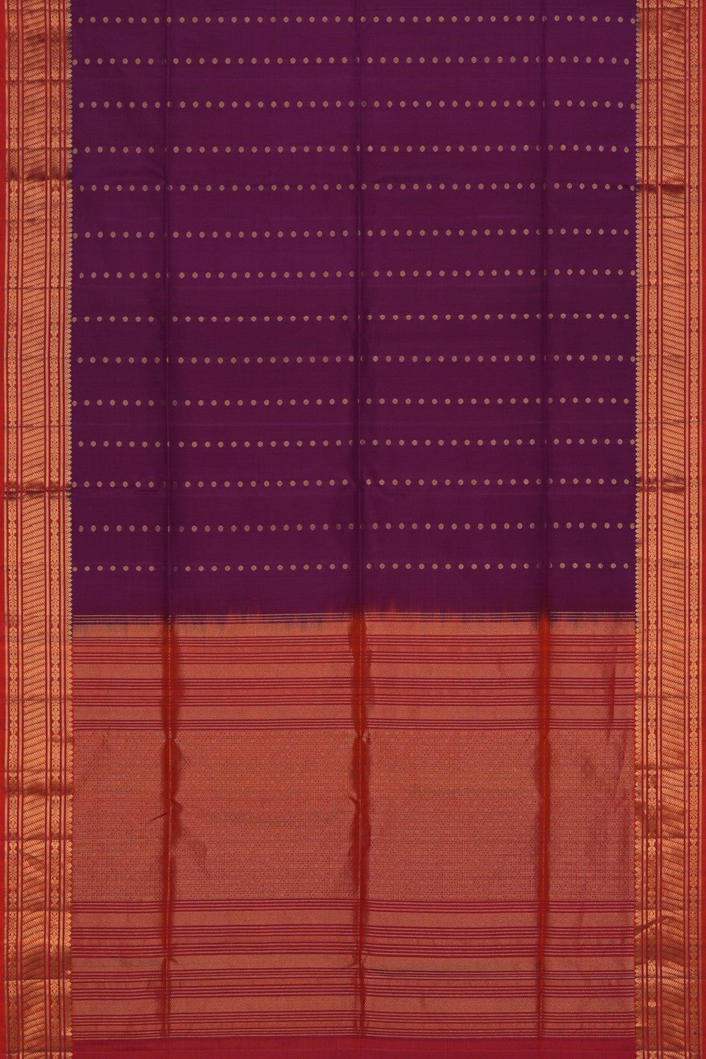 Image of South Silk Purple Saree