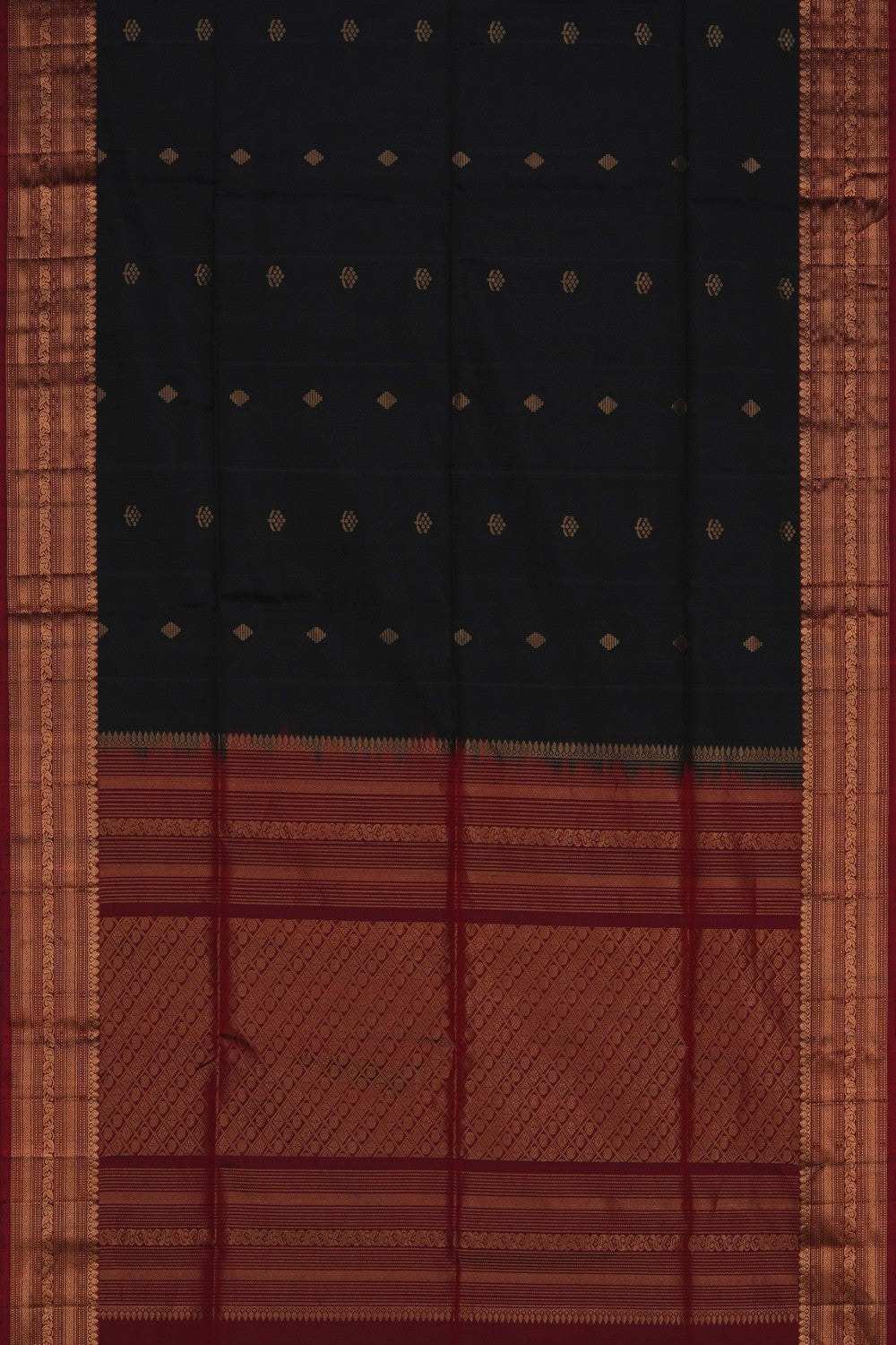 Image of South Silk Black Saree