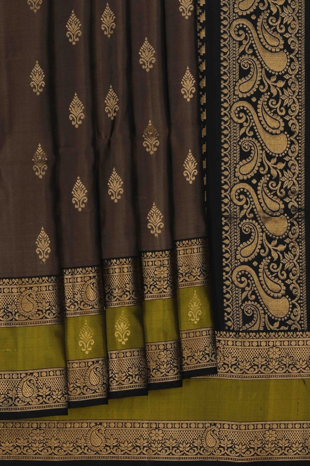 South Silk Grey Saree