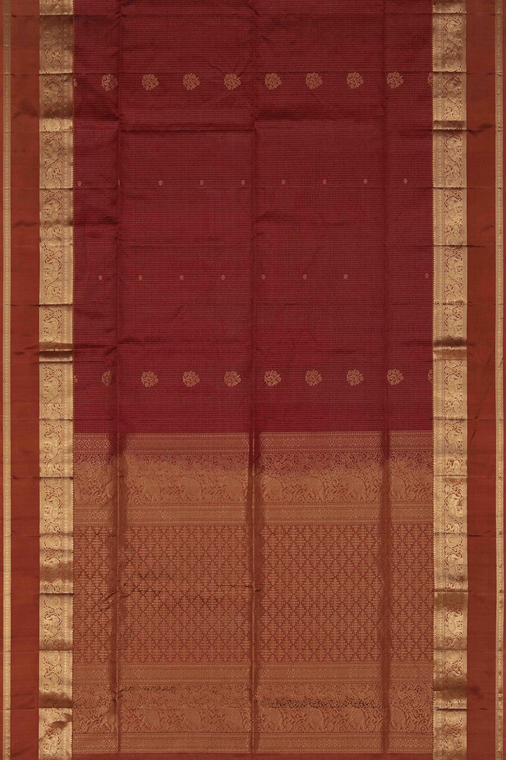 Image of South Silk Red Saree