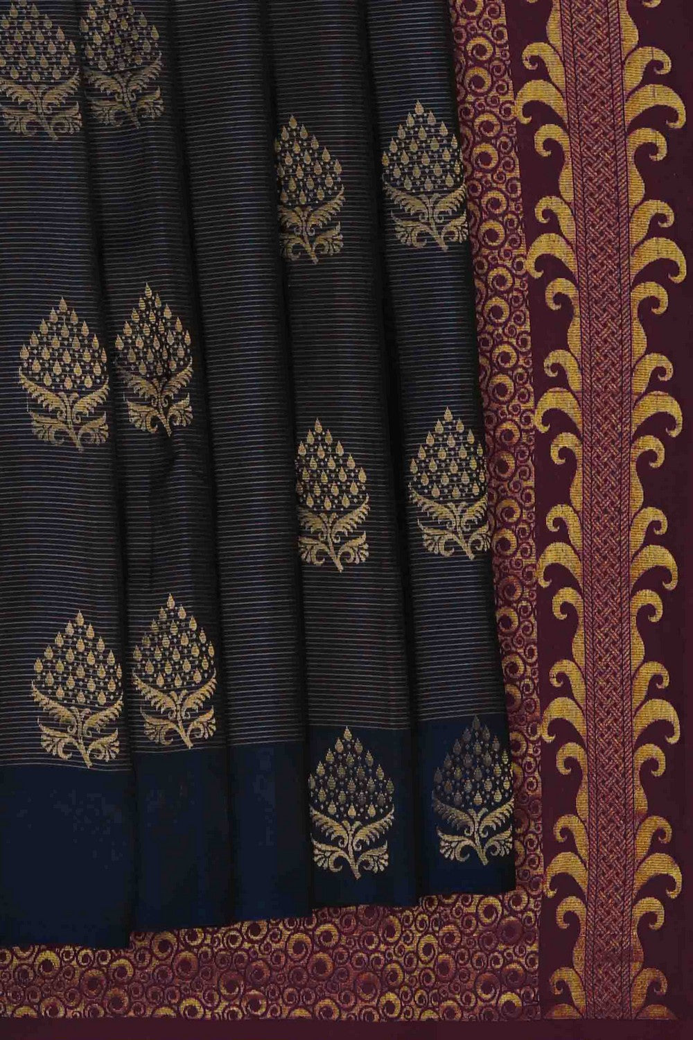 Image of South Silk Purple Saree