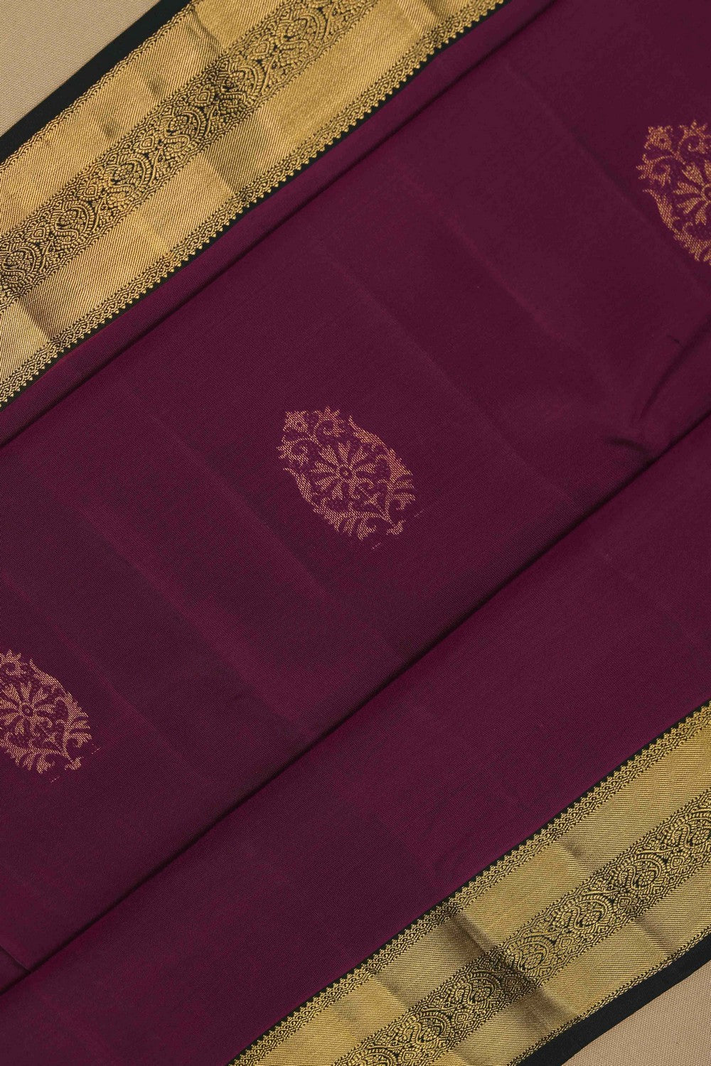 Image of South Silk Purple Saree