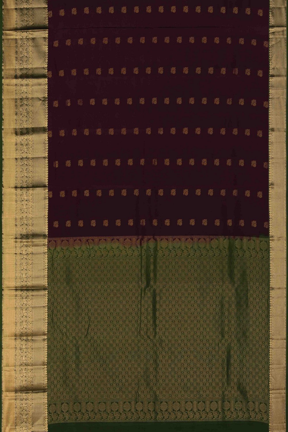 Image of South Silk Deep Wine Saree