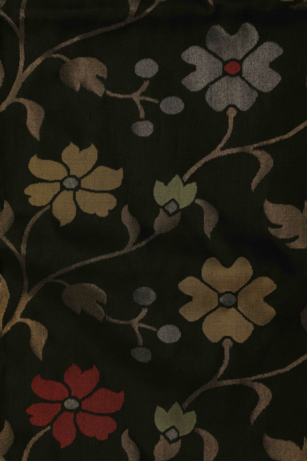 Image of Uppada Silk Black Saree