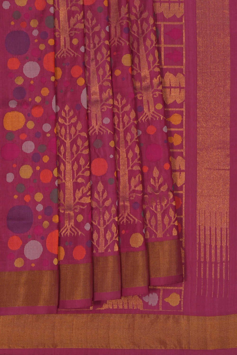 Image of Uppada Silk Pink Saree