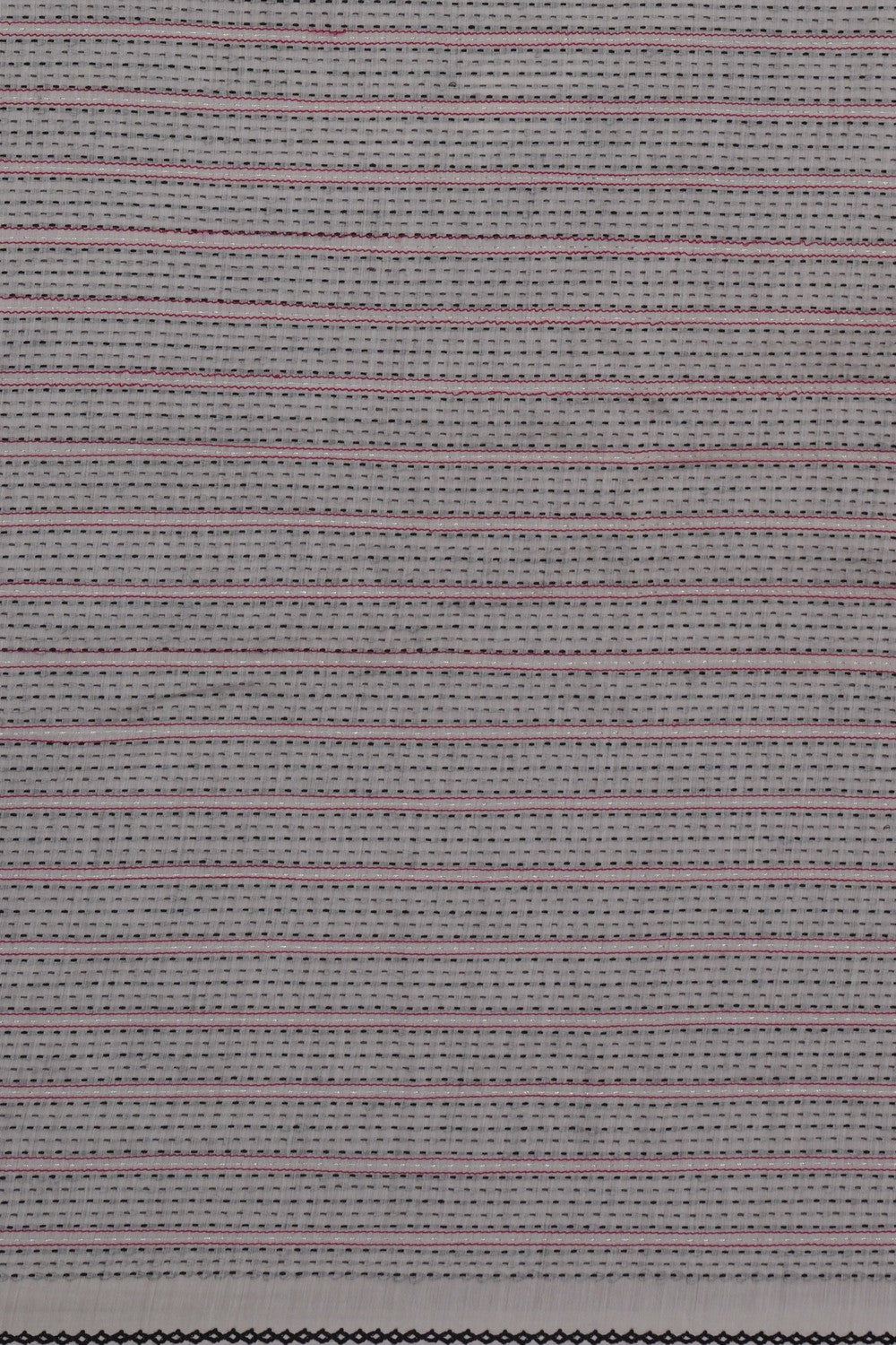 A Tussar Embroidery Off White Saree