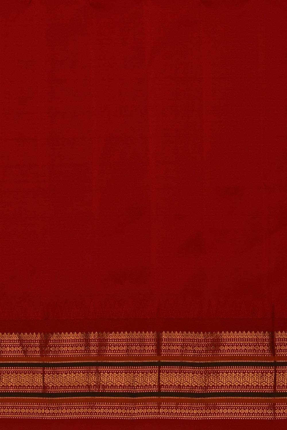 Image of Gadwal Silk Green Saree