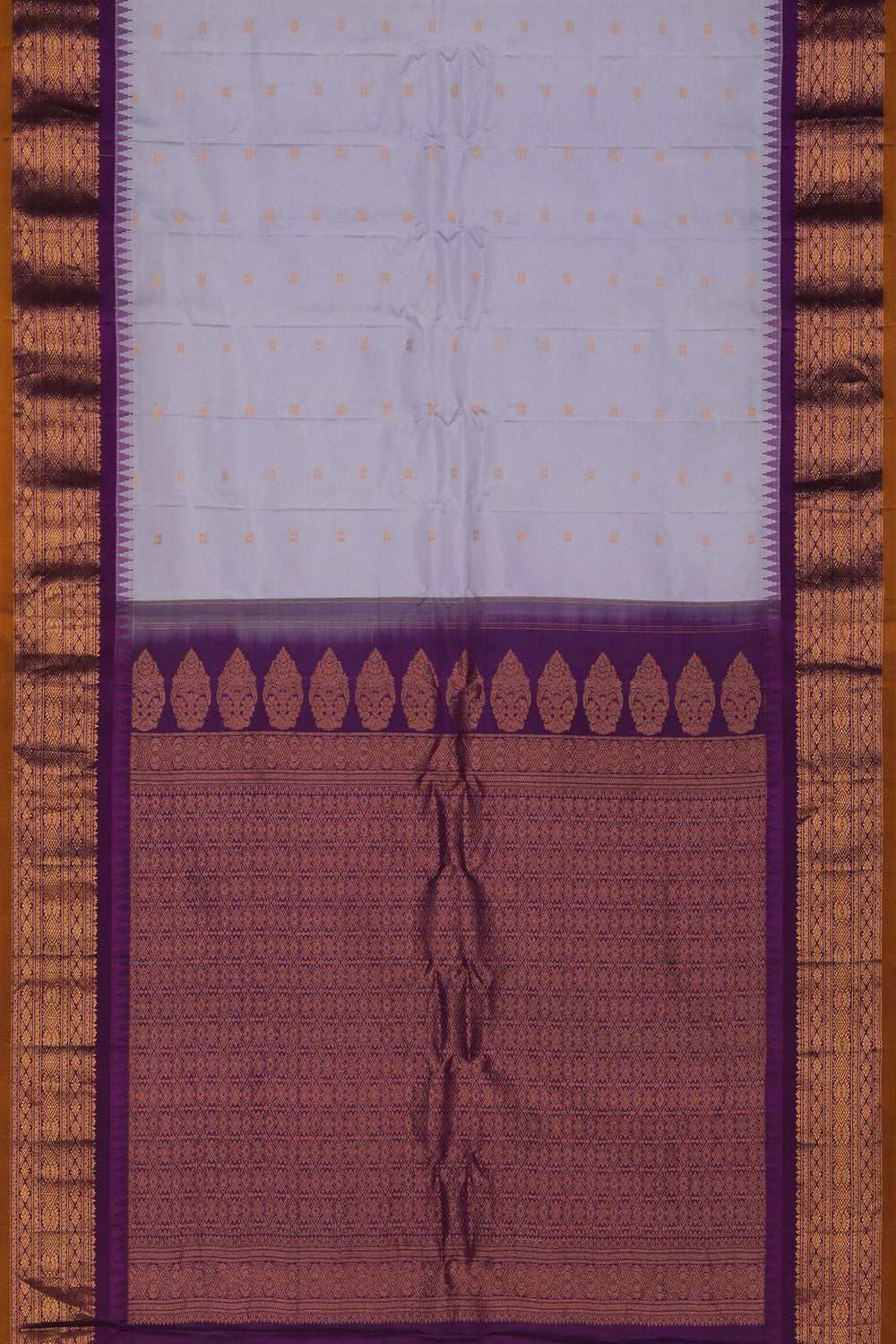 Gadwal Silk Lavender Saree