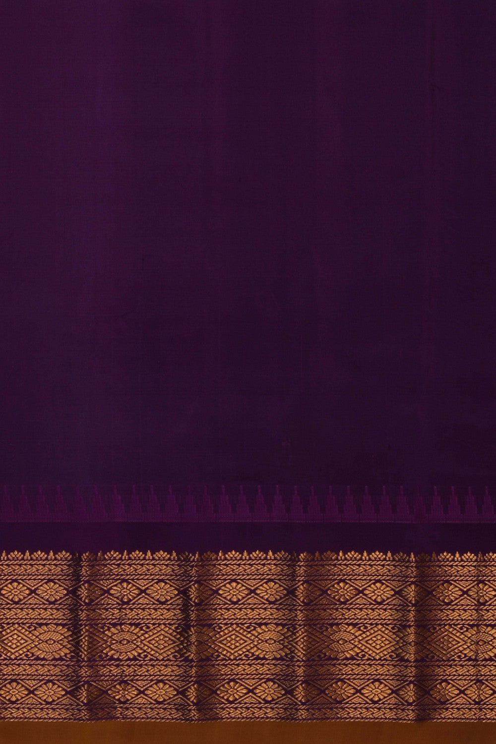 Gadwal Silk Lavender Saree