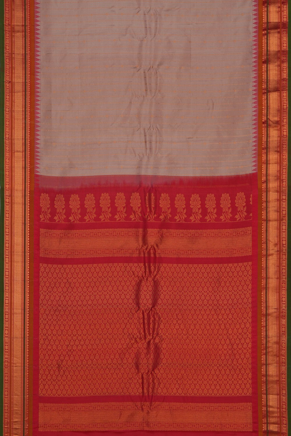 Gadwal Silk Beige Saree