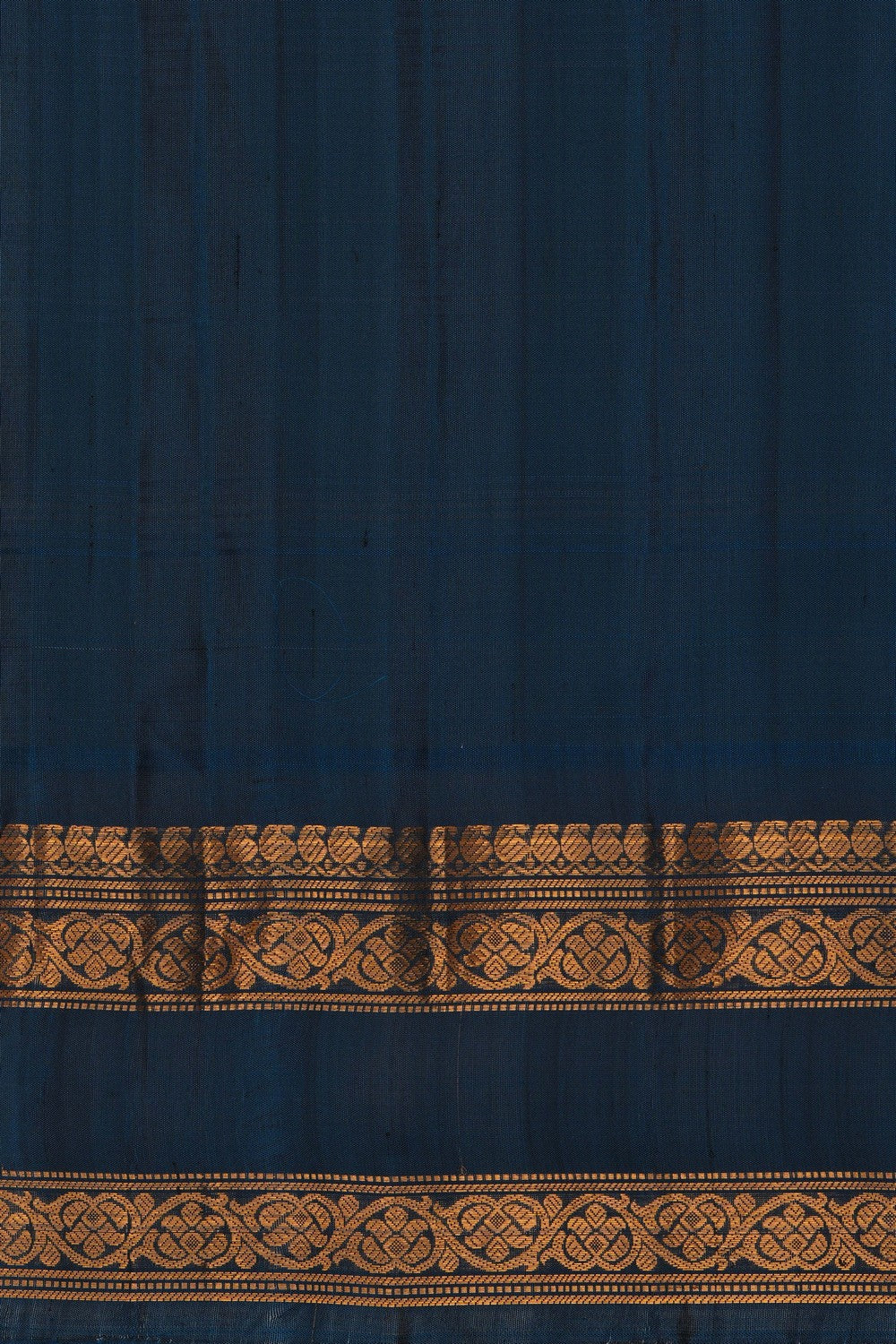 Gadwal Silk Kattam Peach Saree