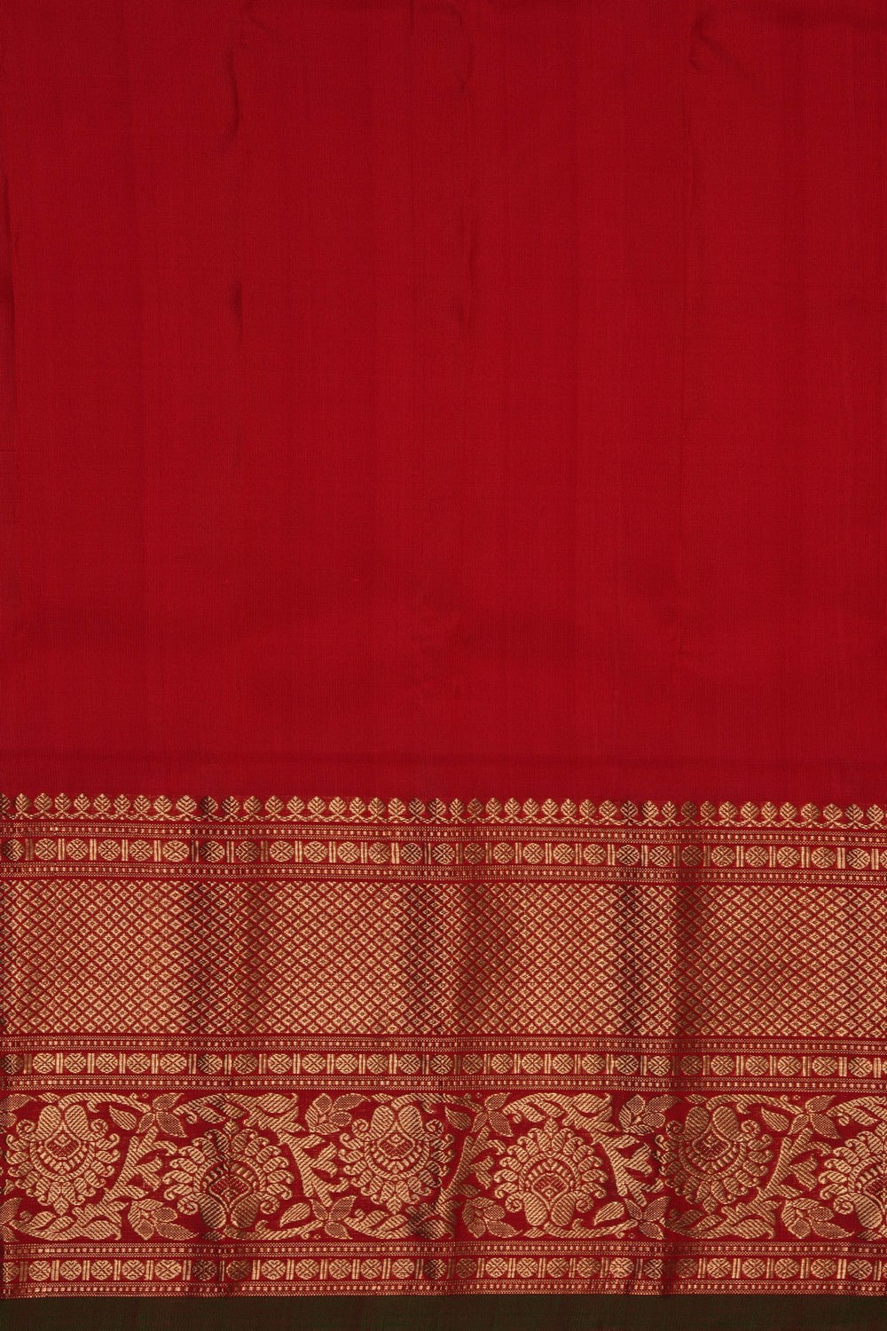 Gadwal Silk Black Saree