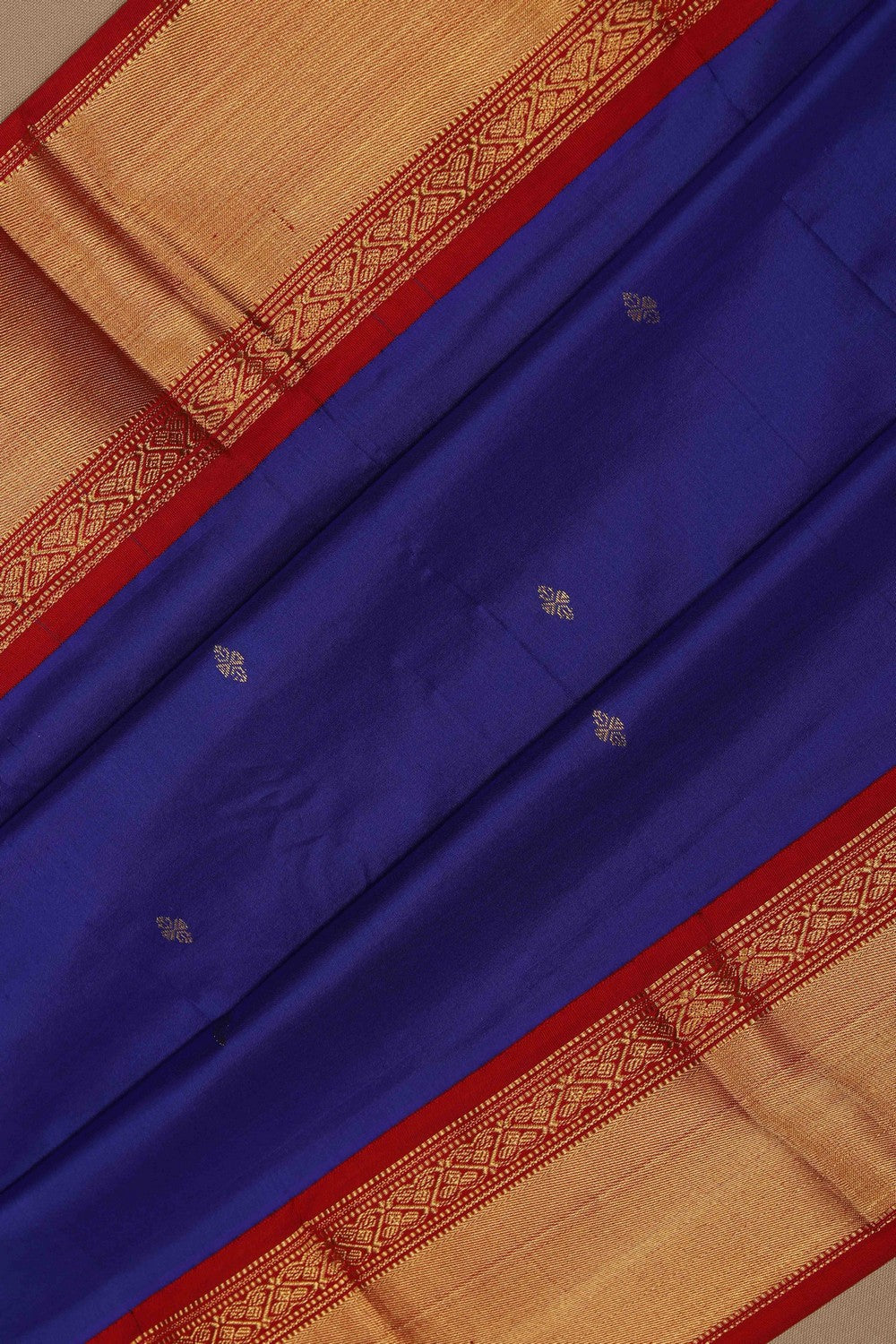 Image of Narayanpet Silk Purple Saree