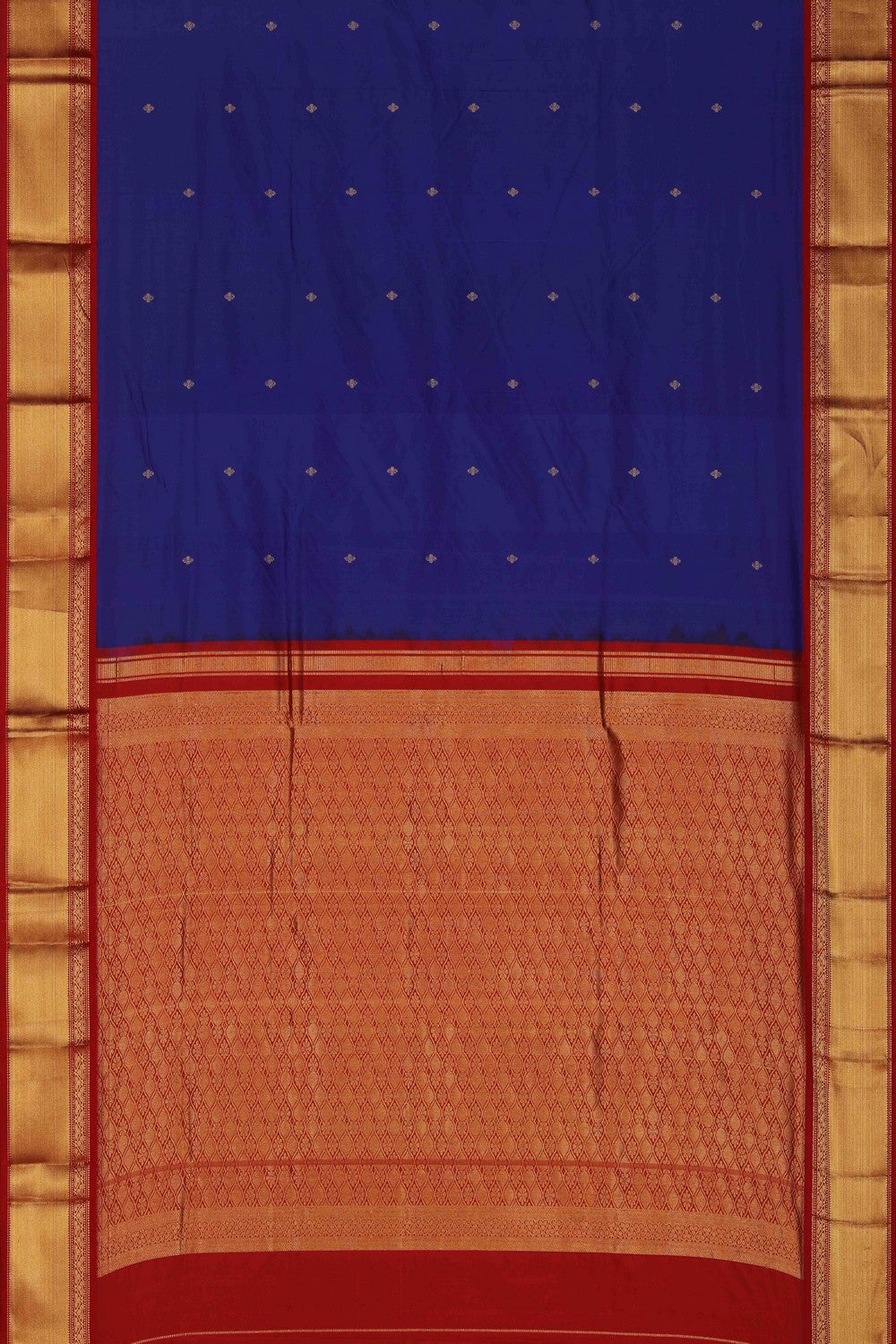 Image of Narayanpet Silk Purple Saree