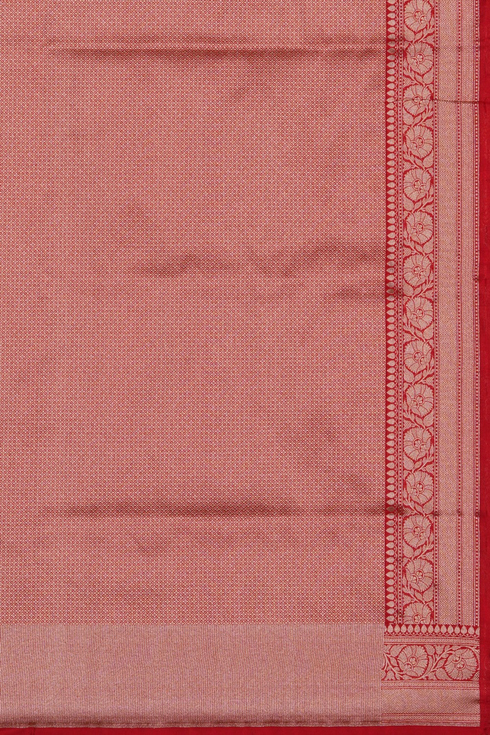 Banarasi Brocade Red Saree