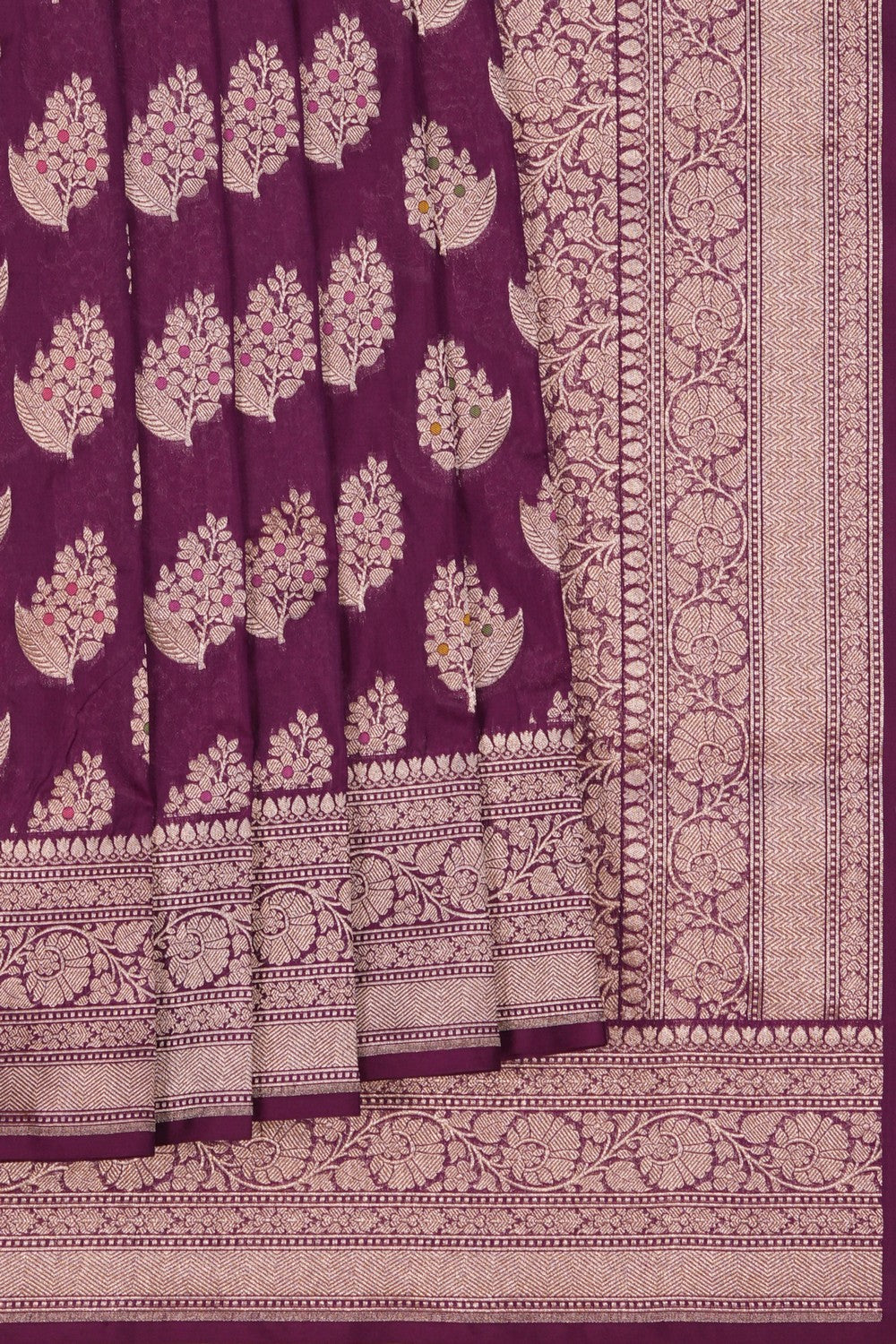 Banarasi Brocade Purple Saree