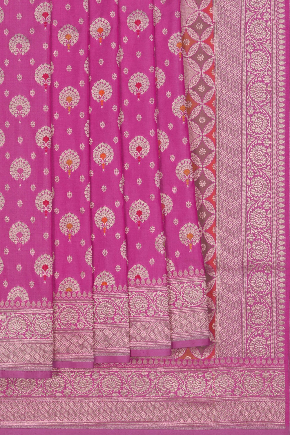 Banarasi Tissue Silk Purple Saree