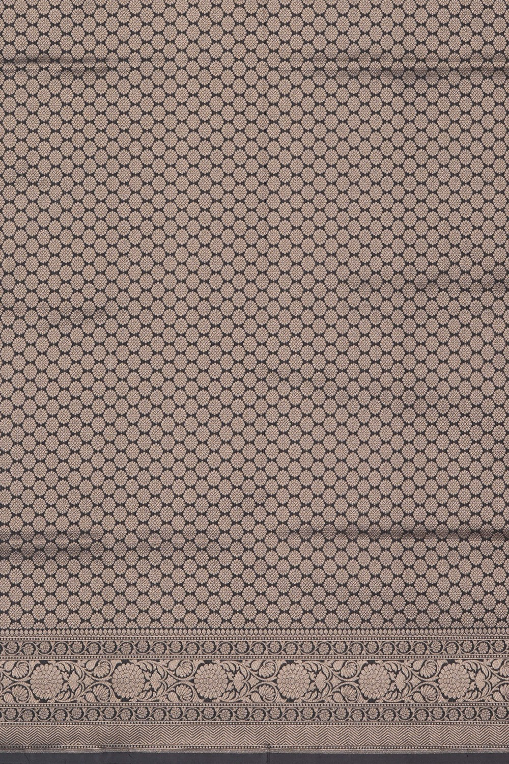 Banarasi Brocade Grey Saree