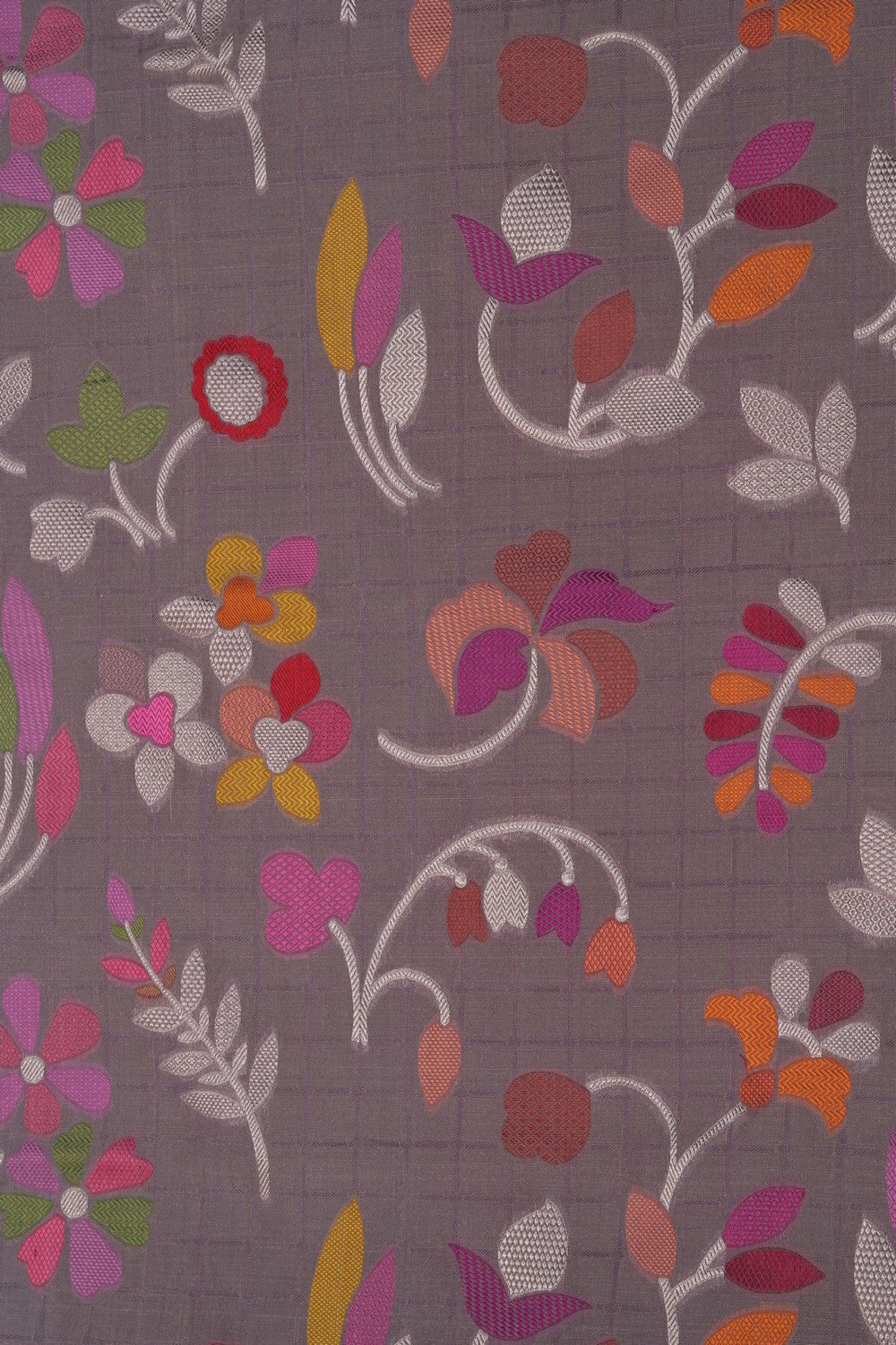 Banarasi Tissue Silk Grey Saree