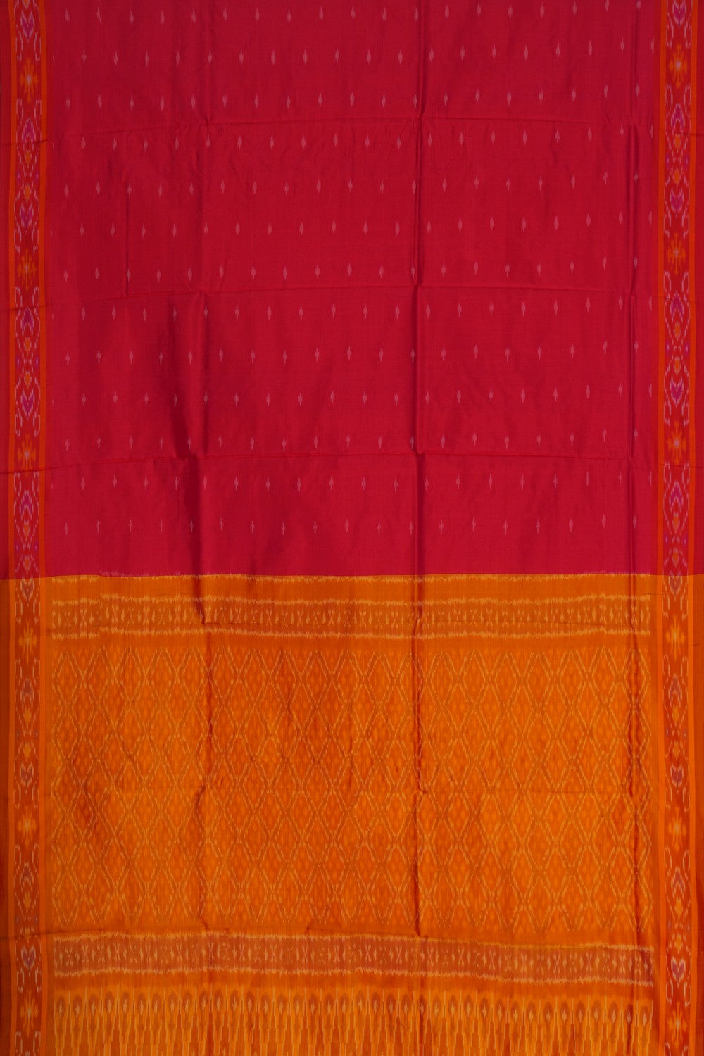 Image of Pochampally Ikat Unstitched Suit With Dupatta (3 Pcs Set)