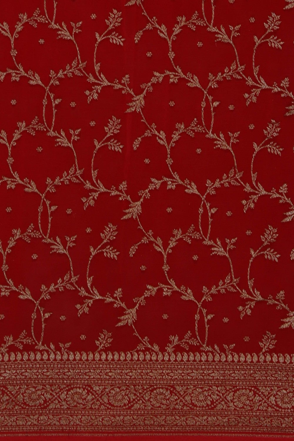 Banarasi Crepe Indigo Blue Saree