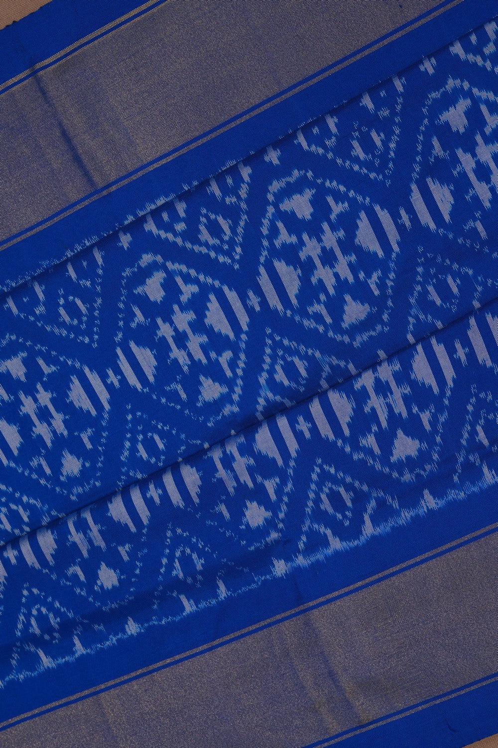 Image of Pochampally Ikat Silk Saree