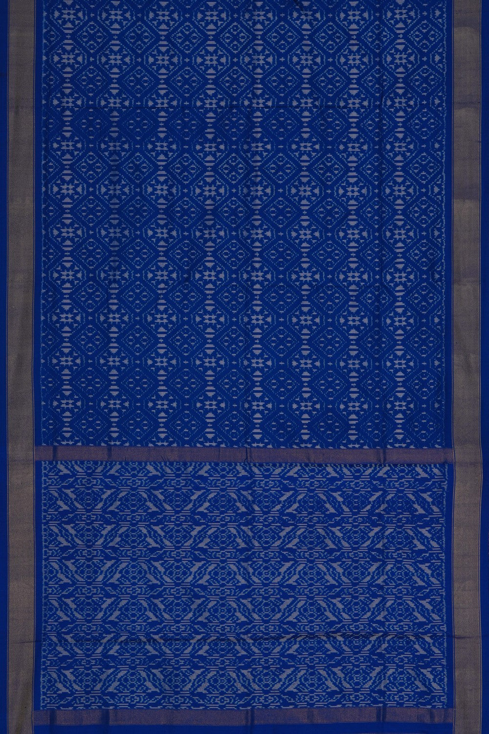 Image of Pochampally Ikat Silk Saree