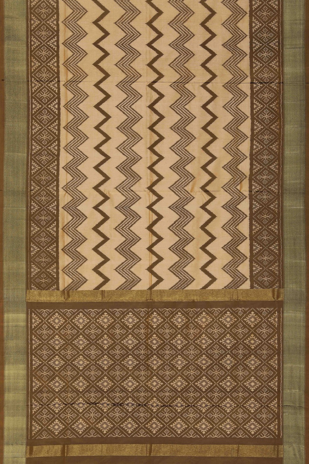 Image of Pochampally Ikat Silk Saree