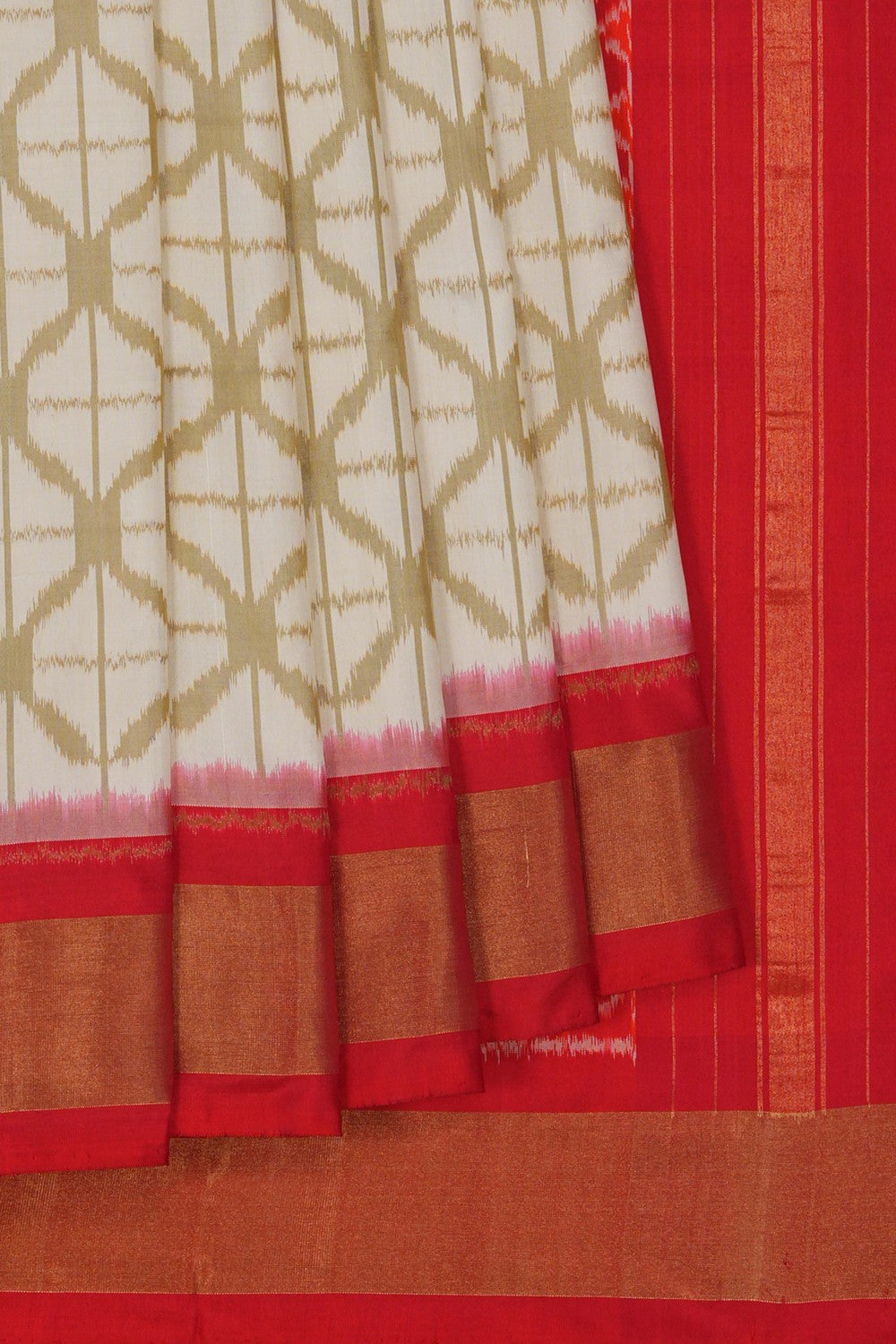 Image of Pochampally Ikat Silk Saree