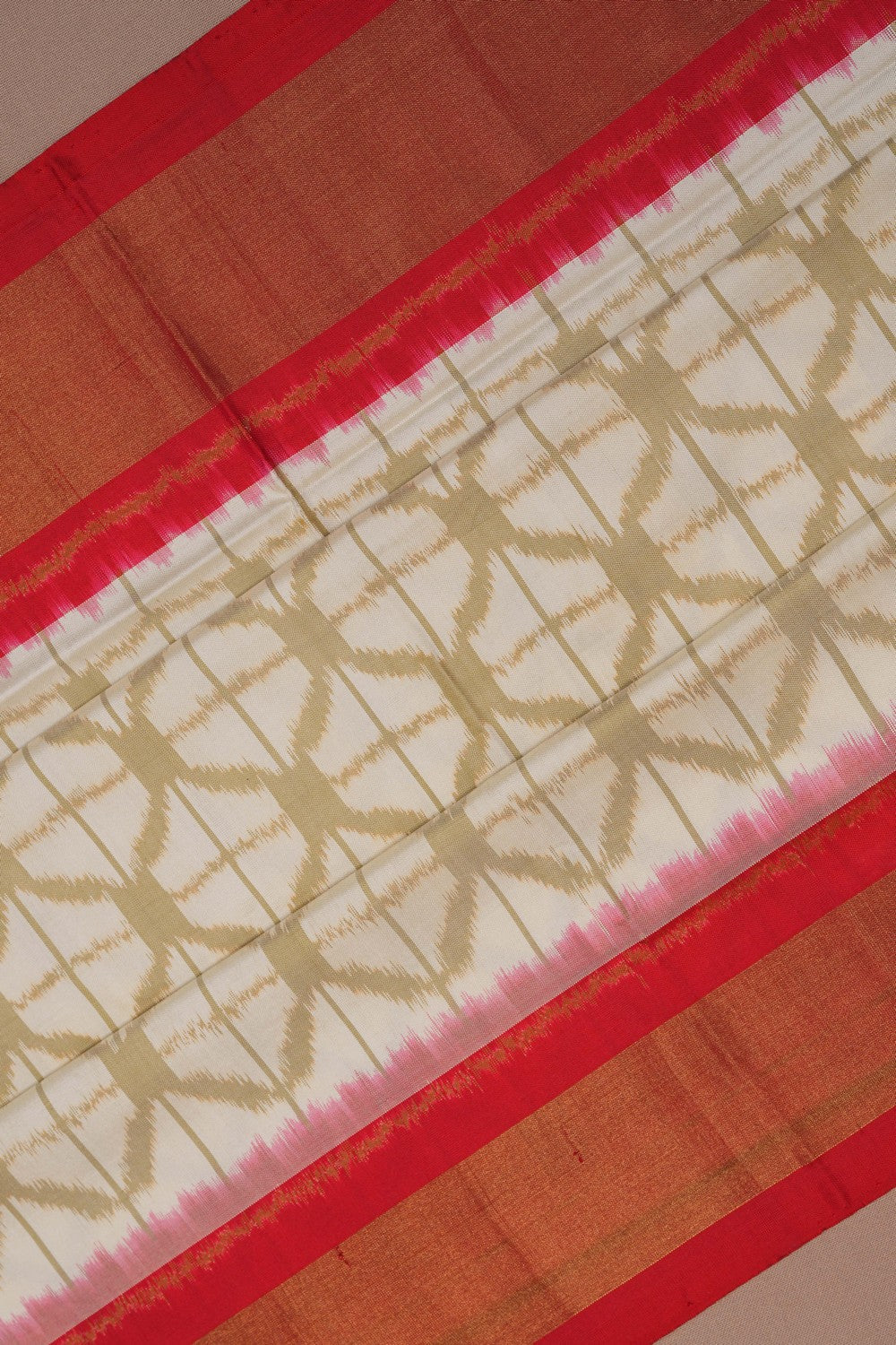 Image of Pochampally Ikat Silk Saree