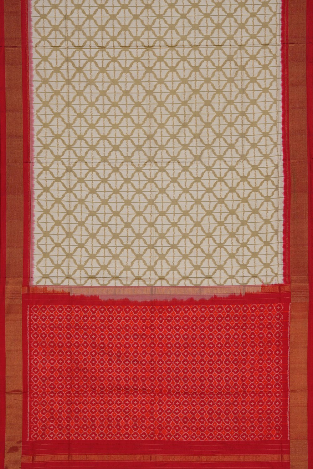 Image of Pochampally Ikat Silk Saree