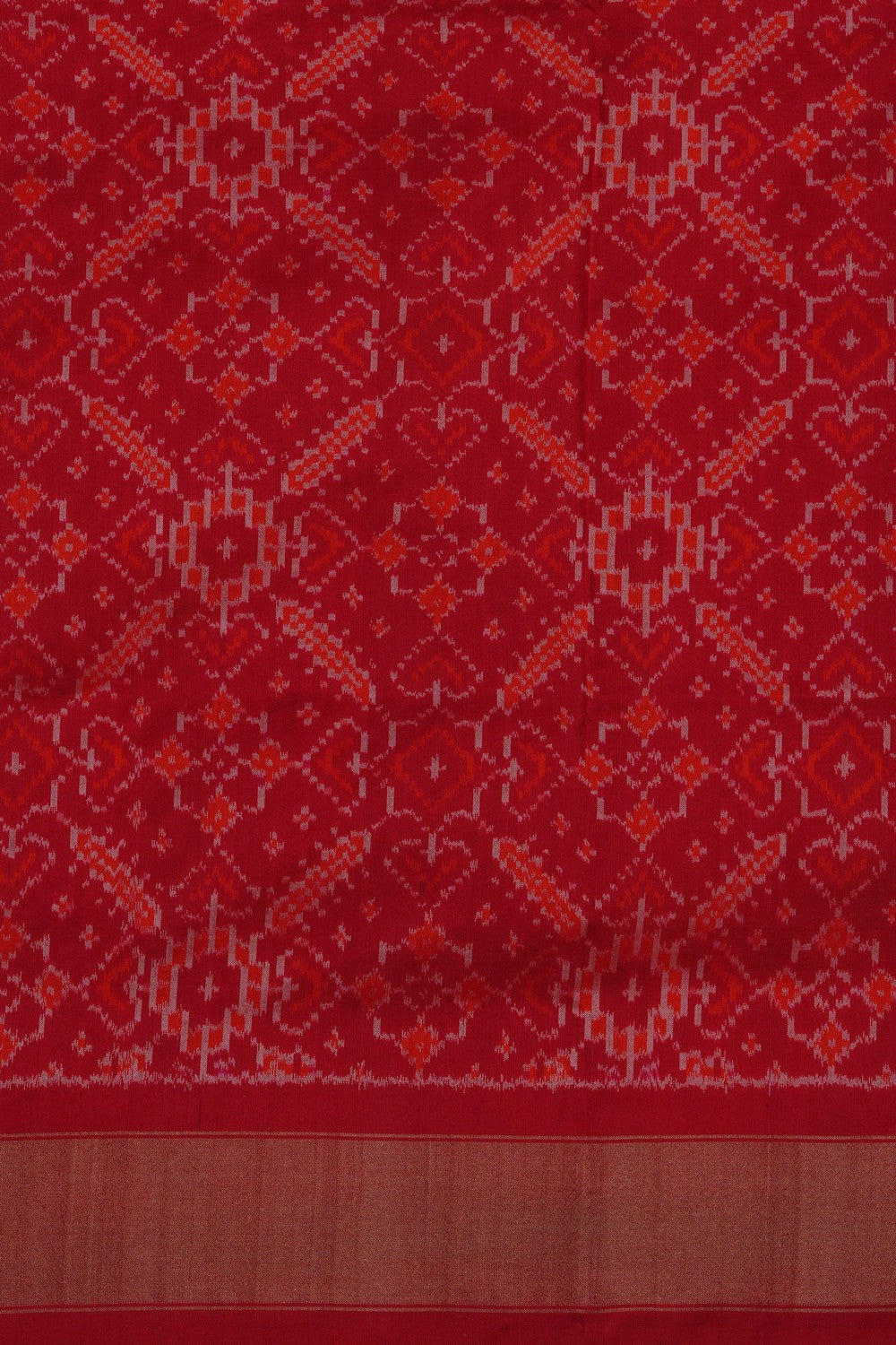 Image of Pochampally Ikat Silk Saree