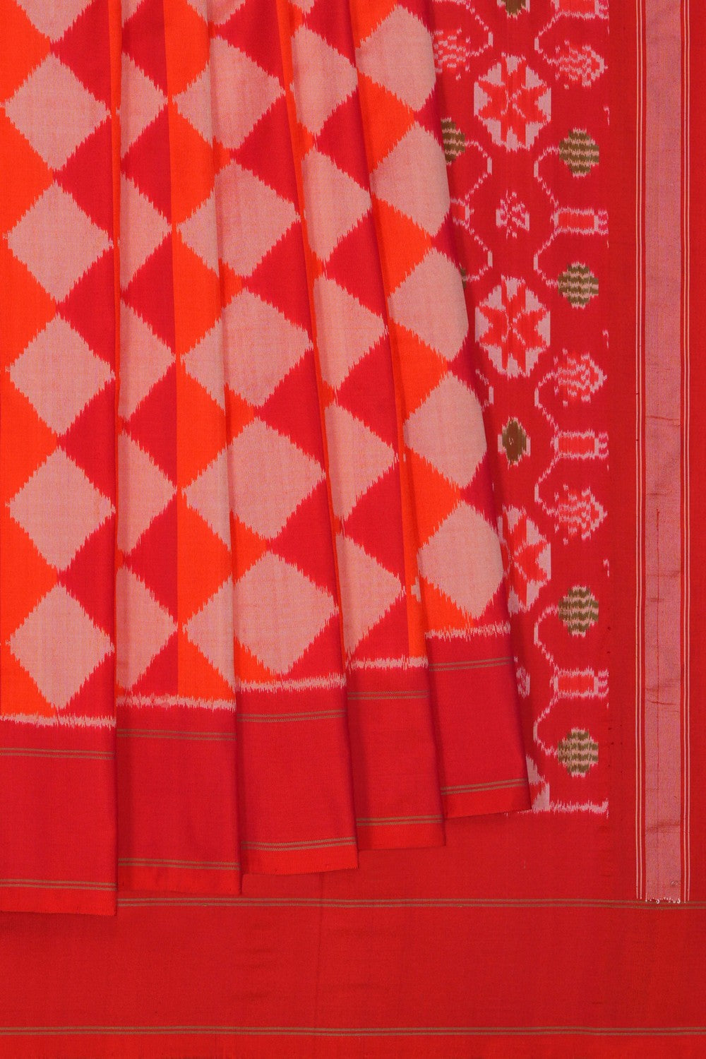 Pochampally Ikat Silk Saree