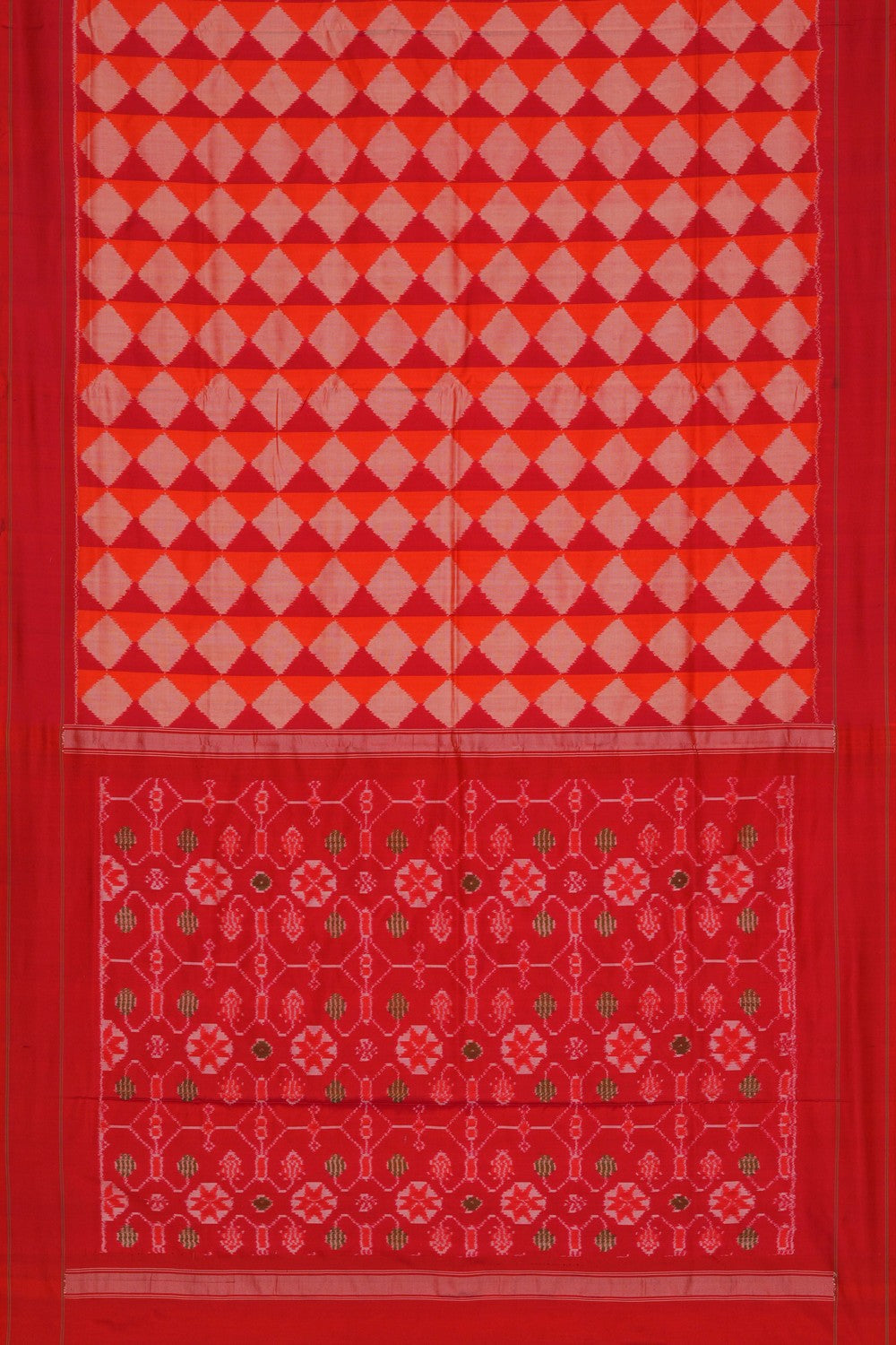 Image of Pochampally Ikat Silk Saree