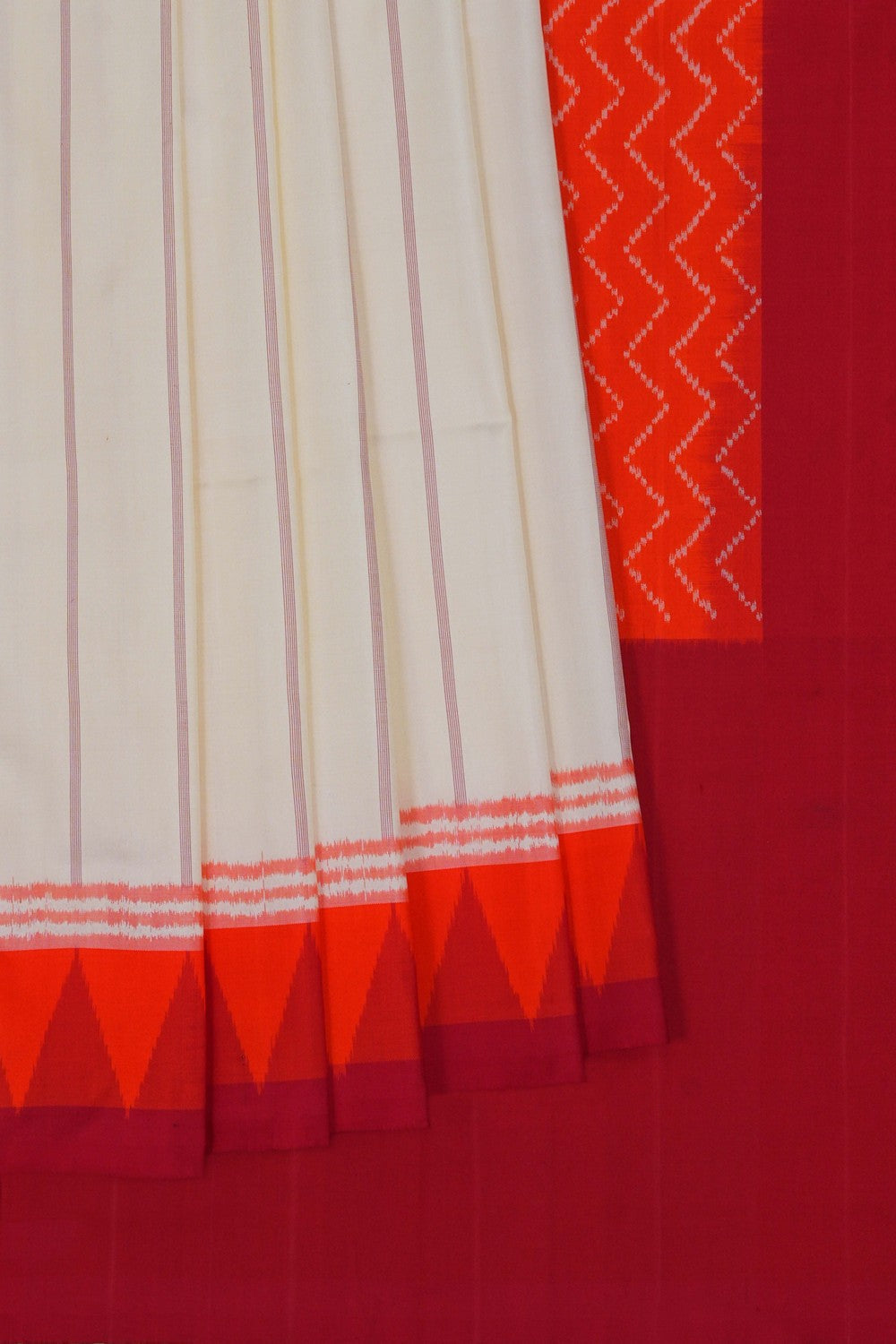 Image of Pochampally Ikat Silk Saree