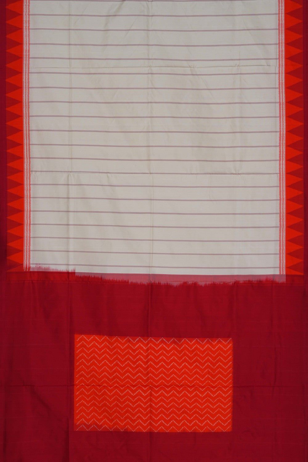 Image of Pochampally Ikat Silk Saree
