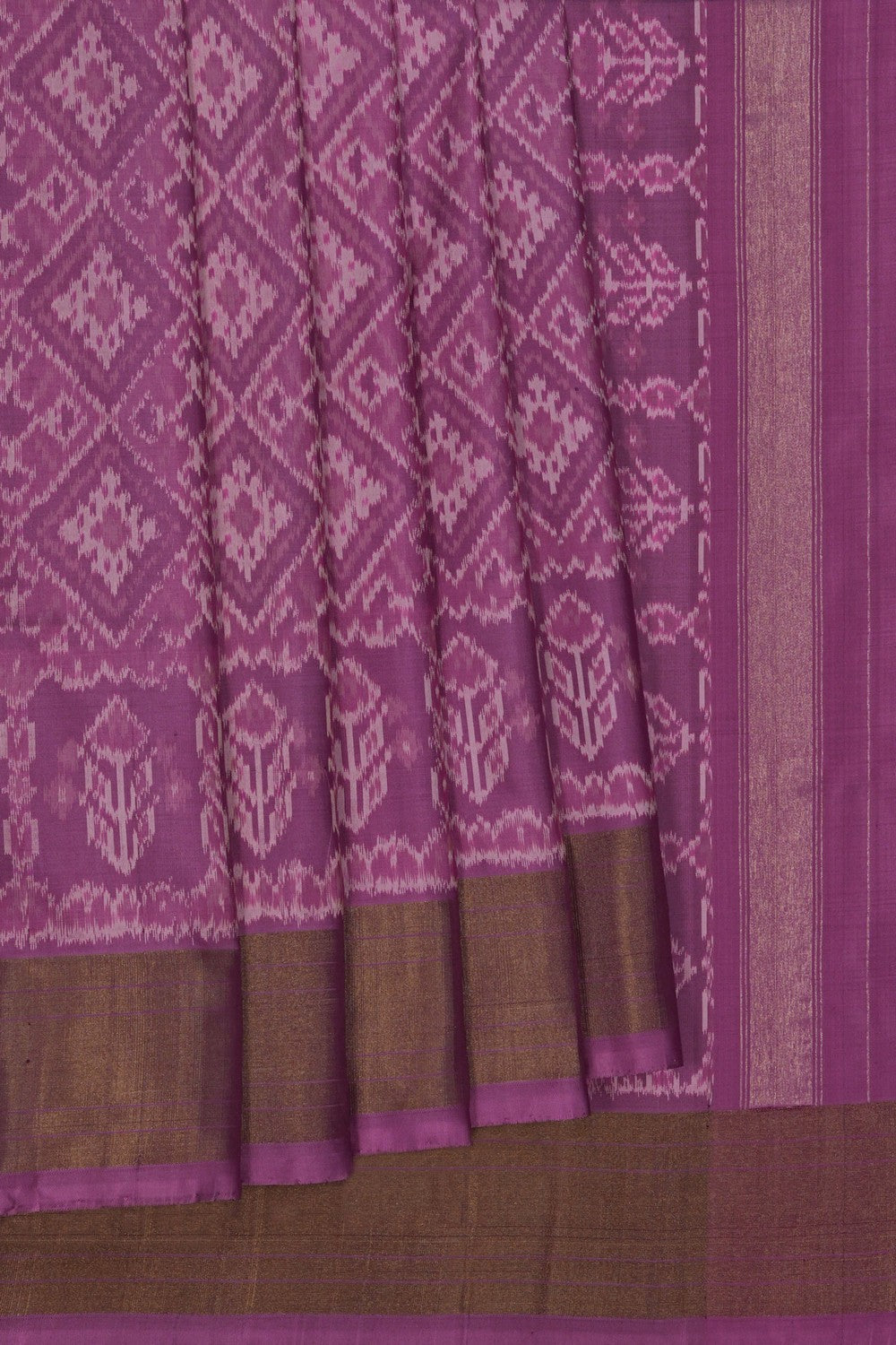 Image of Pochampally Ikat Silk Saree