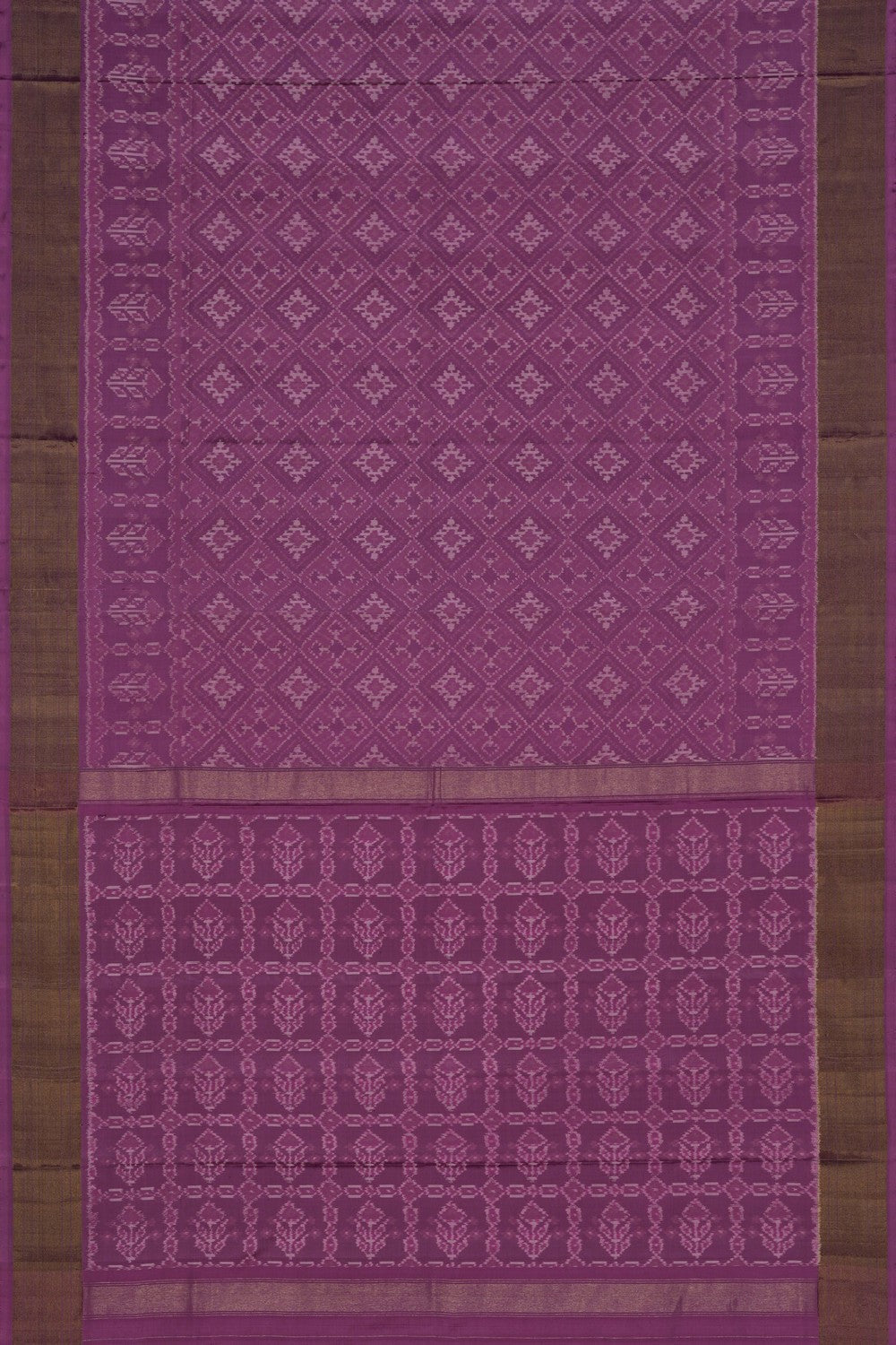 Image of Pochampally Ikat Silk Saree
