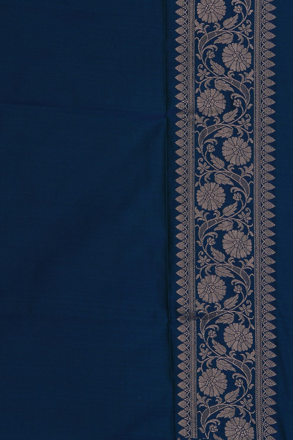 Image of Banarasi Satin Silk Blue Saree